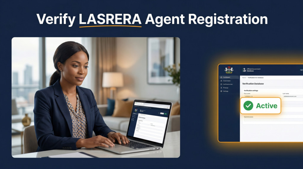 How to Verify Real Estate Agent Credentials in Lagos (Including the 3-Minute LASRERA Guide)